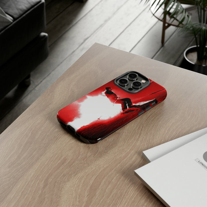 Cute IPhone Case | iPhone 15 Case | iPhone 15 Pro Max Case, Iphone 14 Case, Iphone 14 Pro Max Case IPhone Case for Art Lovers - Red Skier - Studio40ParkLane