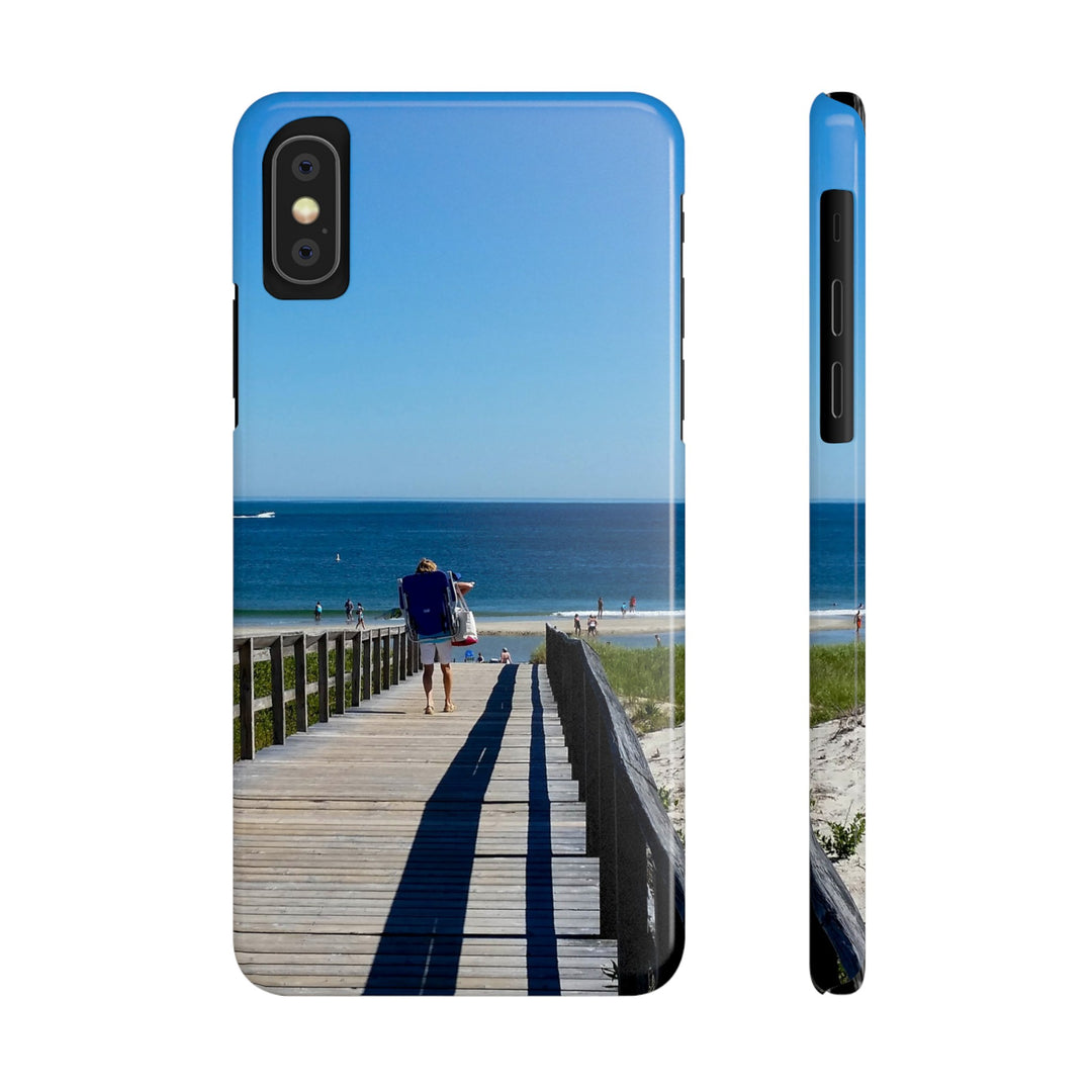 Slim Cute Phone Cases for Iphone - | iPhone 15 Case | iPhone 15 Pro Max Case, Iphone 14 Case, Iphone 14 Pro Max, Iphone 13, Summer Beach Walk - Studio40ParkLane