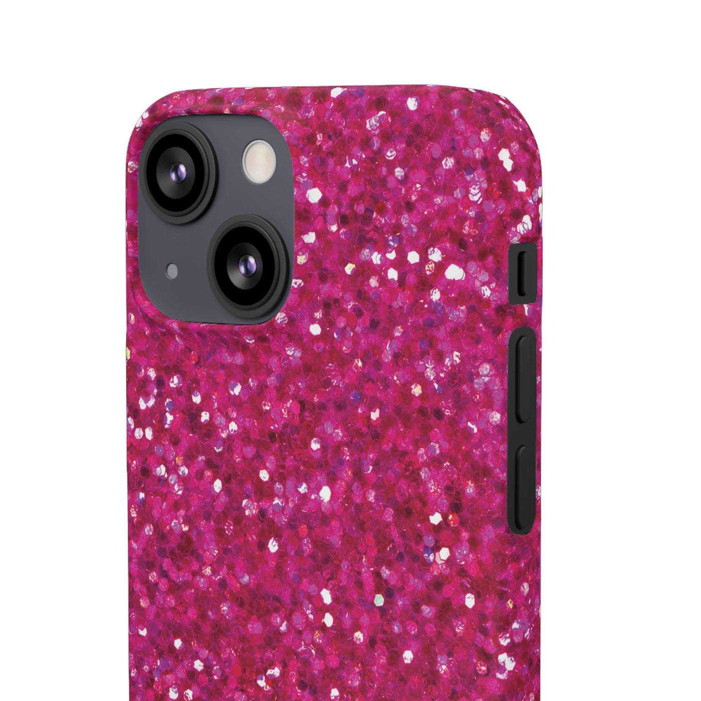 Snap Non-Glitter Muted Pink Play on "Faux" Glitter Effect Cute Phone Cases for Samsung and Iphone, 16, 15, 14, S24, S23, S22, S21, S20, Plus and Ultra