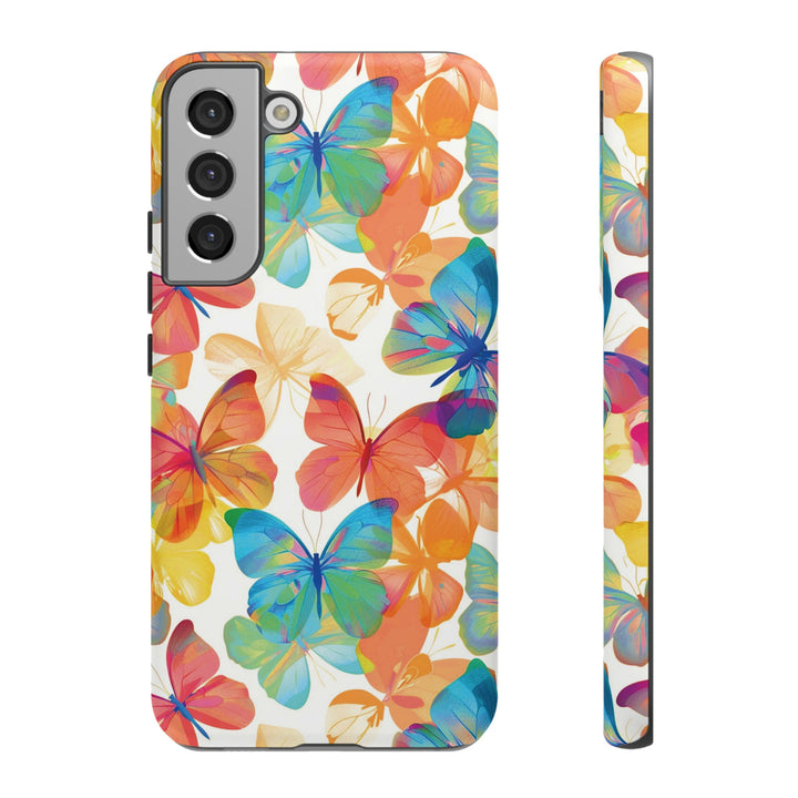 Cute Samsung Case | Cool Iphone Case | Summer Bright Butterflies, Samsung S24, S23, S22, S21, IPhone 15 Case | Iphone 14 Case, Iphone 13 Case - Studio40ParkLane