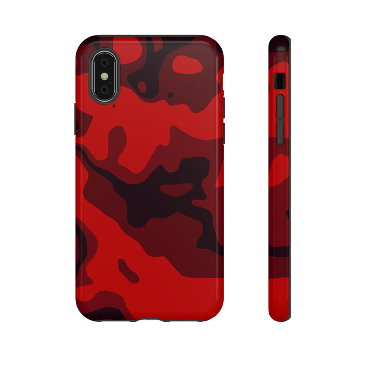 Cute IPhone Case | iPhone 15 Case | iPhone 15 Pro Max Case, Iphone 14 Case, Iphone 14 Pro Max Case IPhone Case for Art Lovers - Red Camo - Studio40ParkLane