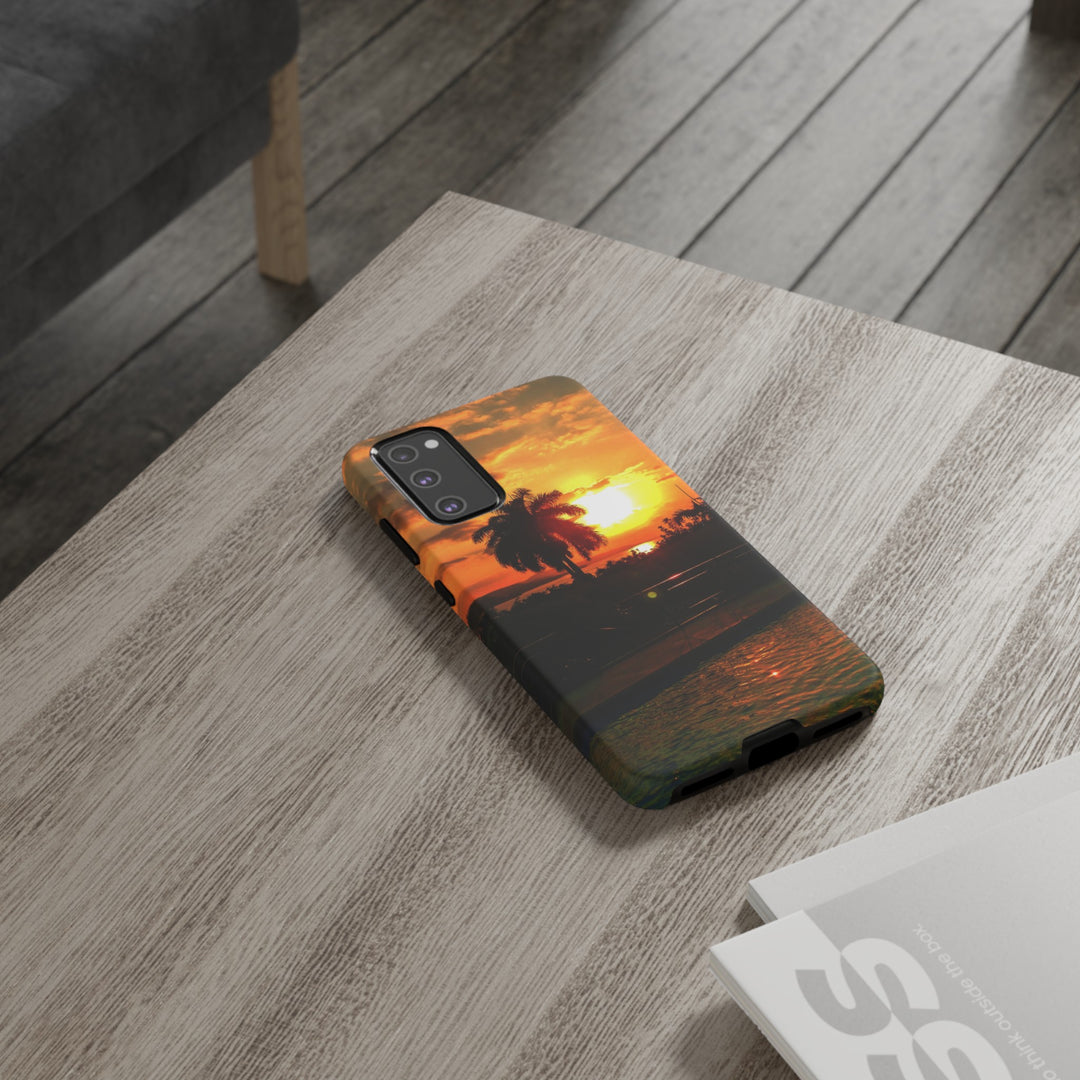 Cute Samsung Case | Cool Iphone Case | Summer Jamaica Pool Sunset, Samsung S24, S23, S22, S21, IPhone 15 Case | Iphone 14 Case, Iphone 13 Case - Studio40ParkLane