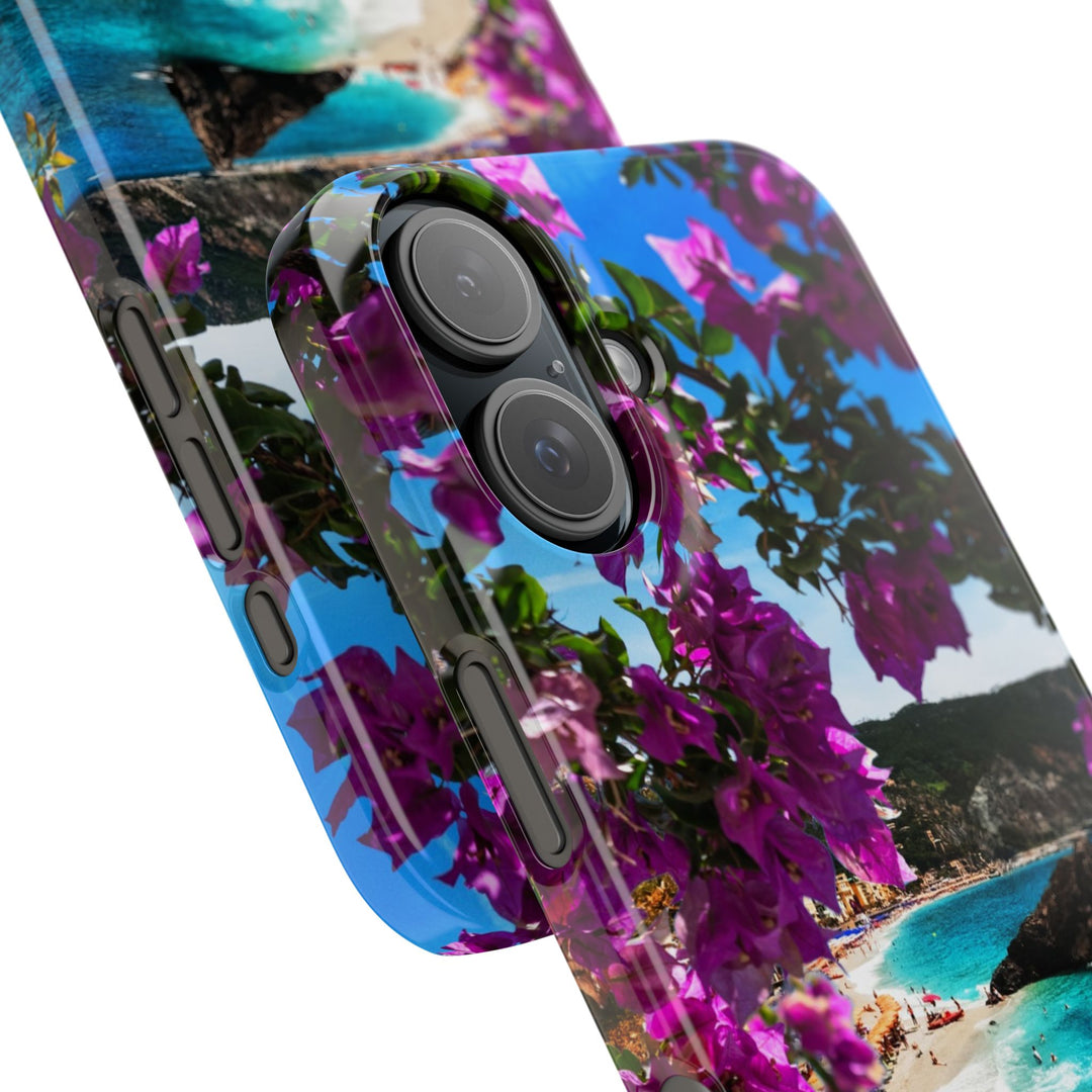 Slim Bougainvillea Sea View Cute Phone Cases for Iphone | iPhone 15 Case | iPhone 15 Pro Max Case, Iphone 14, Iphone 14 Pro Max, Iphone 13 - Studio40ParkLane
