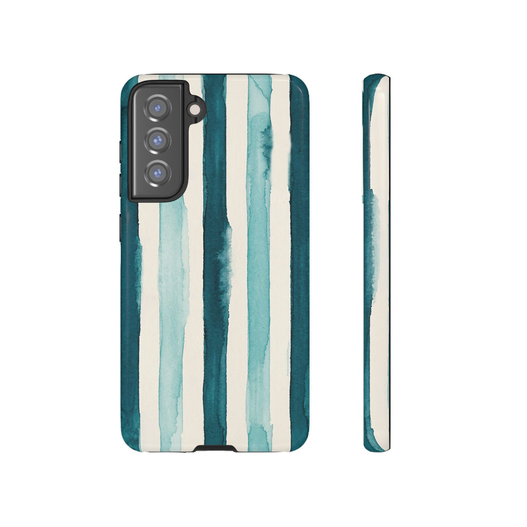 Tough Cute Green Stripes Phone Case, for IPhone 17 Pro Max | Iphone 17 Air, Iphone 16, IPhone 15, 14 13 12, Samsung Galaxy S26, S25, S24, S23