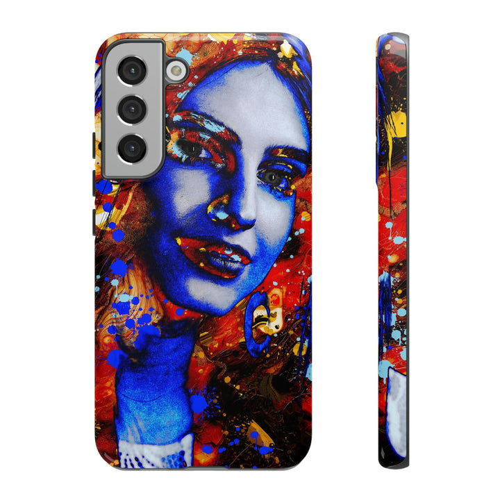 Cute Samsung Phone Case | Aesthetic Samsung Phone Case | Galaxy S23, S22, S21, S20 | Marble Splash Face, Protective Phone Case - Studio40ParkLane