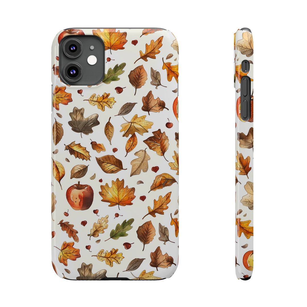 Slim Fall Autumn Leaves Gift for Her Cute Phone Cases for Iphone 16 | iPhone 15 Case | iPhone 15 Pro Max Case, Iphone 14, Iphone 14 Pro Max, Iphone 13, Slim - Studio40ParkLane