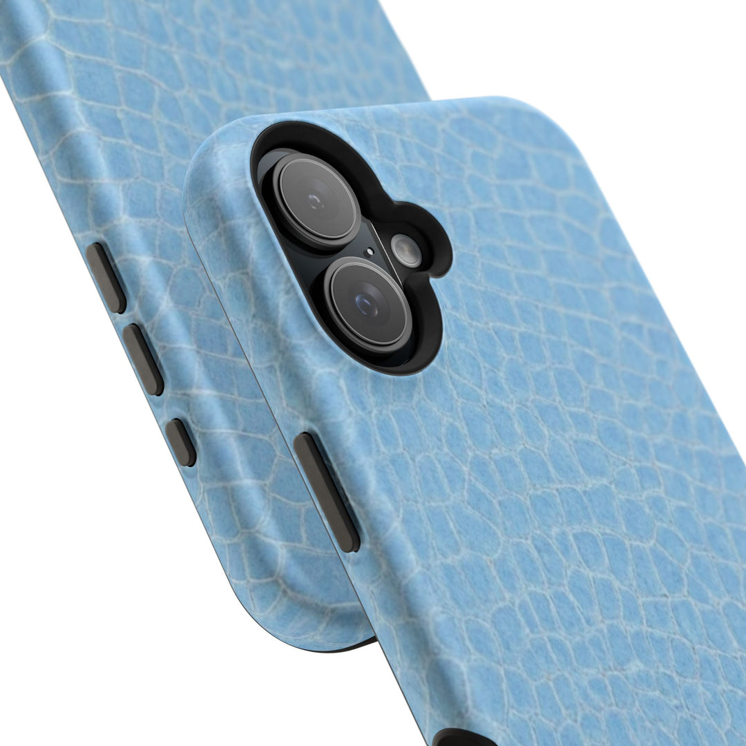Non Leather Blue Color Pattern Magsafe Cute Phone Case for Iphone Gift for Her, | iPhone 15 Case | iPhone 15 Pro Max Case, Iphone 14, Iphone 14 Pro Max, Iphone 13, Iphone 16 - Studio40ParkLane