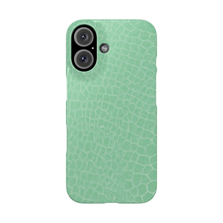 Slim Non Leather Mint Color Pattern Gift for Her Cute Phone Cases for Iphone 16 Pro Max | iPhone 15 Case | iPhone 15 Pro Max Case, Iphone 14, 13, 12, 11, 10, 8, 7 - Studio40ParkLane