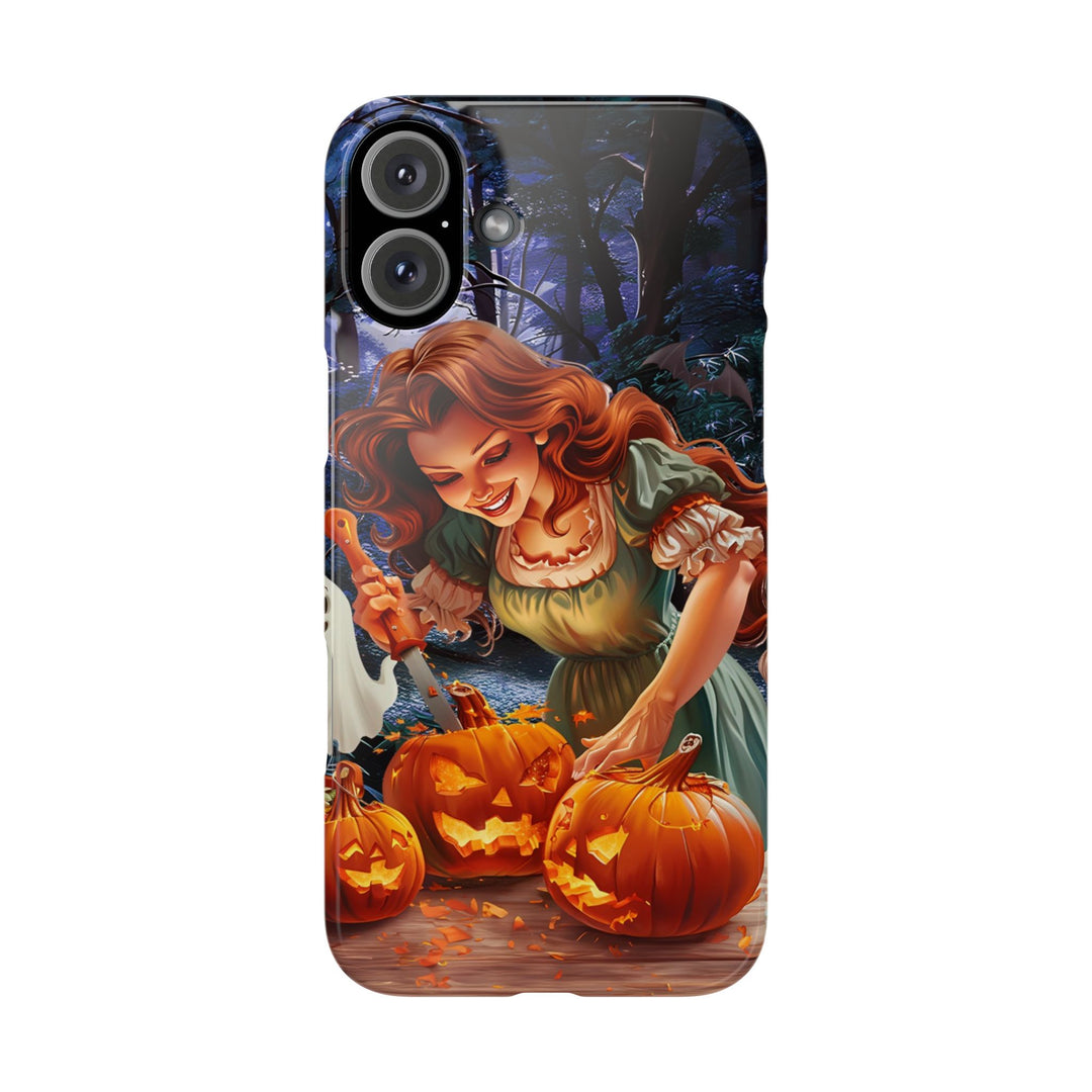 Slim Fall Autumn Pumpkin Fairy Gift for Her Cute Phone Cases for Iphone 16 | iPhone 15 Case | iPhone 15 Pro Max Case, Iphone 14, Iphone 14 Pro Max, Iphone 13, Slim - Studio40ParkLane
