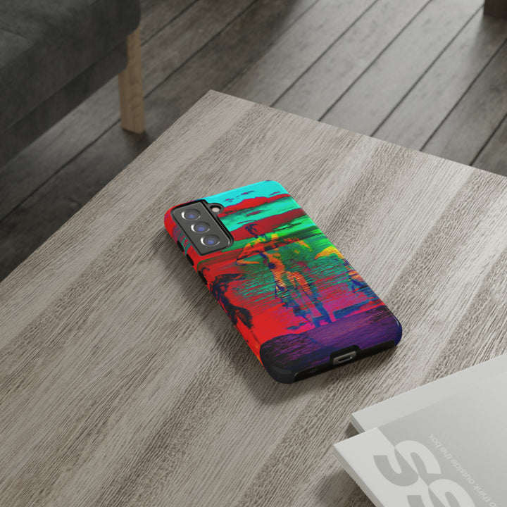 Cute Samsung Phone Case | Aesthetic Samsung Phone Case | Dance Sunset Colorful | Galaxy S23, S22, S21, S20 | Luxury Double Layer | Cool - Studio40ParkLane