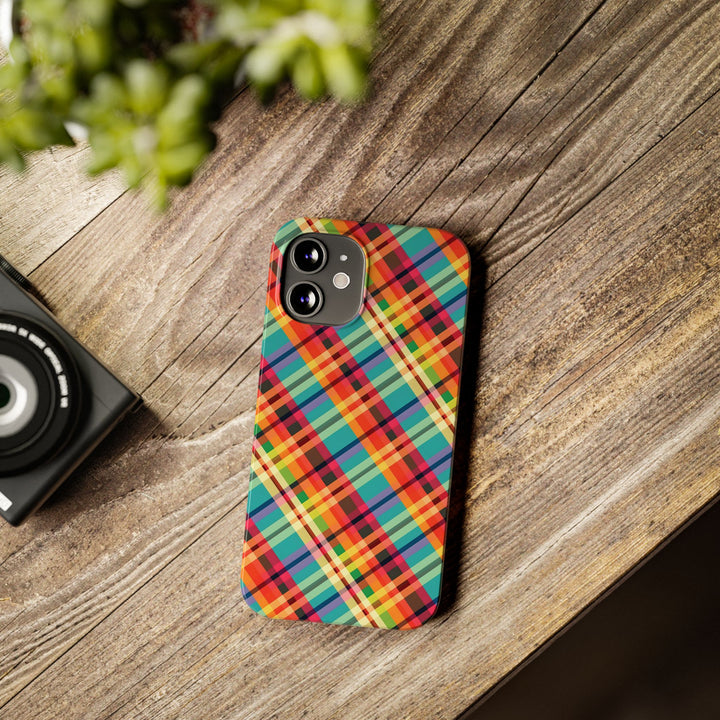 Slim Checkered Plaid Gift for Her Cute Phone Cases for Iphone 16 Pro Max | iPhone 15 Case | iPhone 15 Pro Max Case, Iphone 14, 13, 12, 11, 10, 8, 7 - Studio40ParkLane