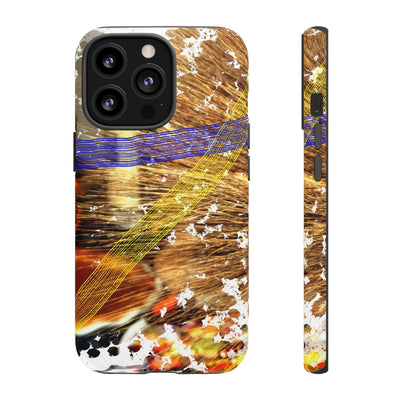 Impact Resistant, Pecan Pie Abstract, Cute Phone Cases for Samsung S24, S23, S22, S21, IPhone 15 pro Iphone 14 pro Iphone 13 IPhone 12 Iphone 11