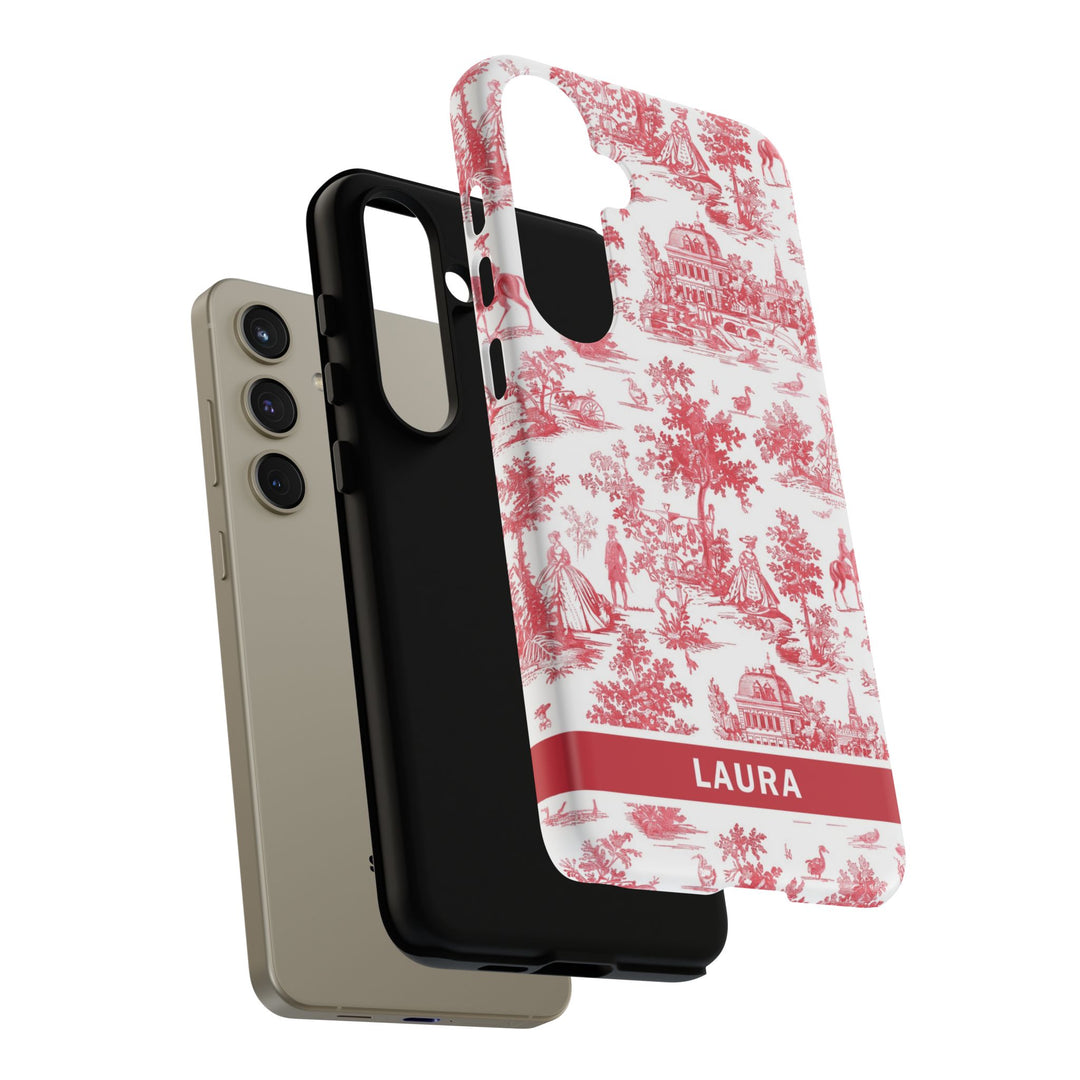 Premium Tough Personalized Initial Custom Gift Cute Phone Cases for Samsung Galaxy S24, S23, S22, S21 Plus, Ultra, Iphone 16, 15, 14 Pro Max - Studio40ParkLane