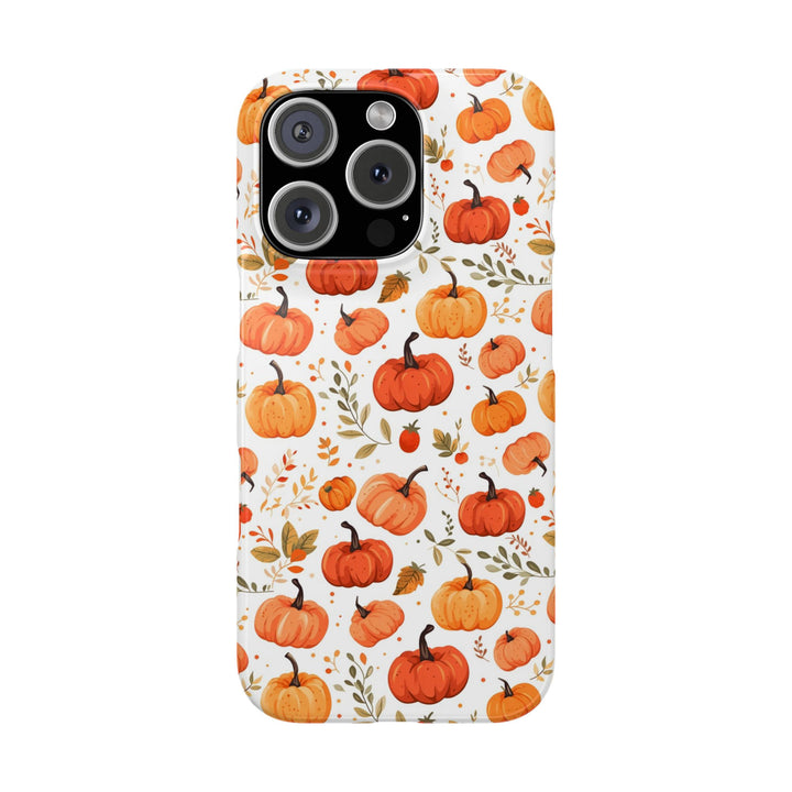 Slim Fall Autumn Pumpkins Gift for Her Cute Phone Cases for Iphone 16 | iPhone 15 Case | iPhone 15 Pro Max Case, Iphone 14, Iphone 14 Pro Max, Iphone 13, Slim - Studio40ParkLane
