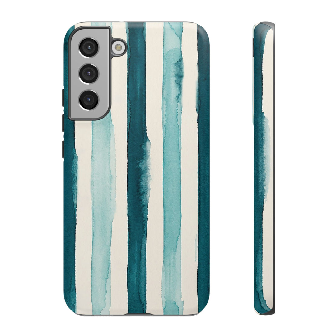 Tough Cute Green Stripes Phone Case, for IPhone 17 Pro Max | Iphone 17 Air, Iphone 16, IPhone 15, 14 13 12, Samsung Galaxy S26, S25, S24, S23