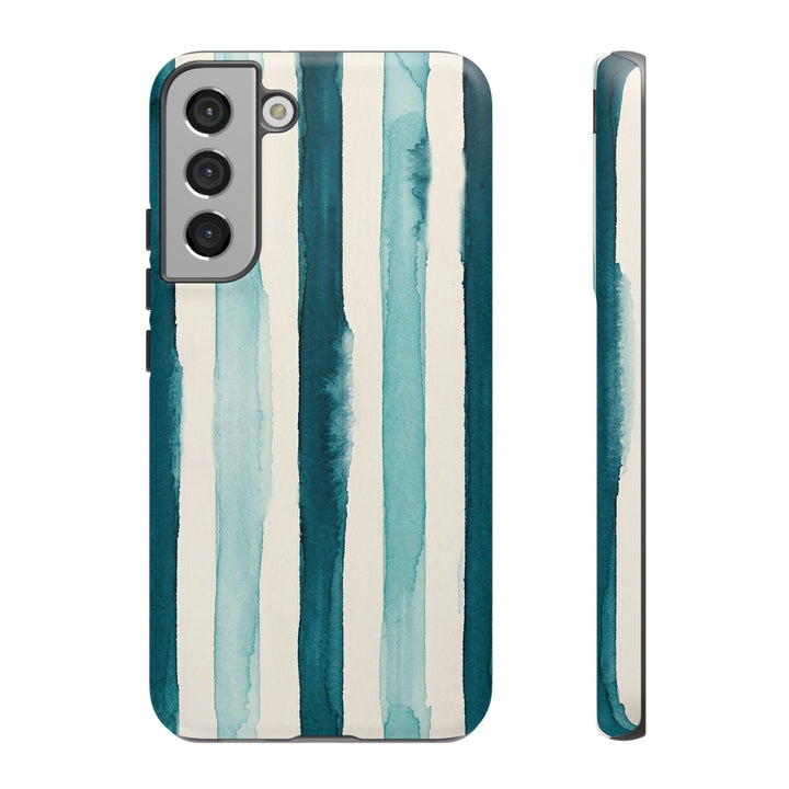 Tough Cute Green Stripes Phone Case, for IPhone 17 Pro Max | Iphone 17 Air, Iphone 16, IPhone 15, 14 13 12, Samsung Galaxy S26, S25, S24, S23