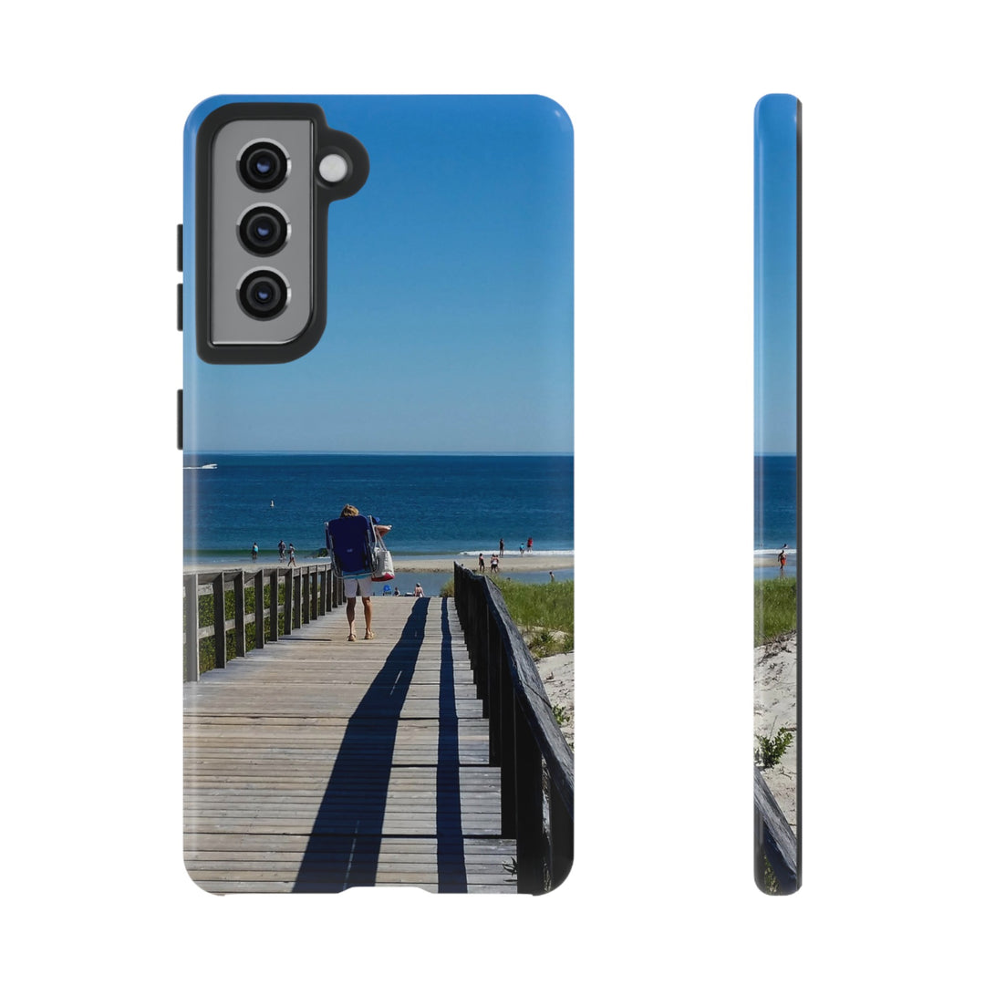 Cute Samsung Case | Cool Iphone Case | Summer Beach Walk, Samsung S24, S23, S22, S21, IPhone 15 Case | Iphone 14 Case, Iphone 13 Case - Studio40ParkLane