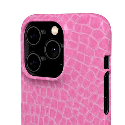 Snap Non Leather Pink Color Pattern Gift for Her Cute Phone Cases for Samsung Galaxy S24, S23, S22, S21, S20, Plus, Ultra, Iphone 16, 15, 14, Pro and Max - Studio40ParkLane