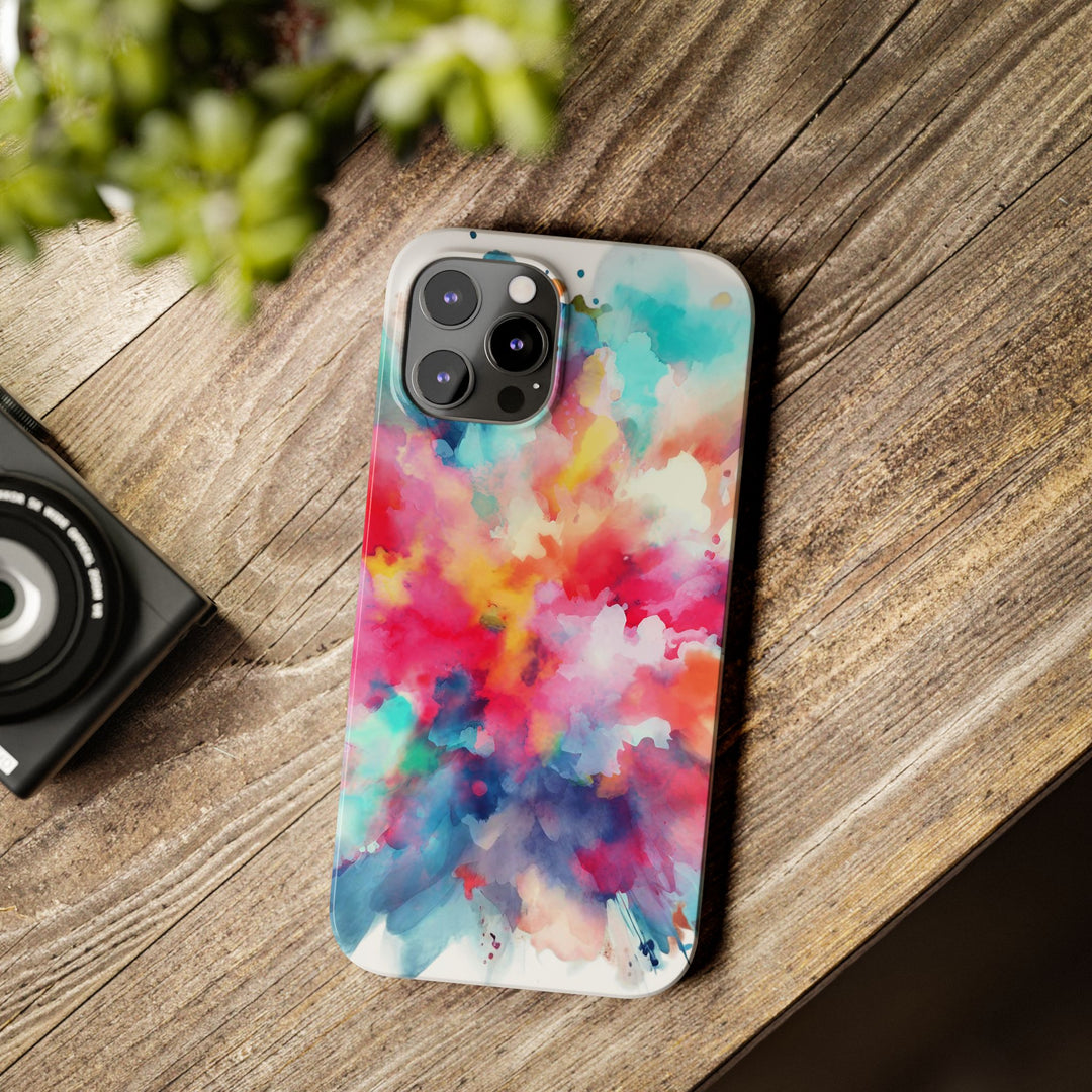 Slim Paint Splash Gift for Her Cute Phone Cases for Iphone 16 Pro Max | iPhone 15 Case | iPhone 15 Pro Max Case, Iphone 14, Iphone 14 Pro Max, Iphone 13 12 11 8 7 - Studio40ParkLane