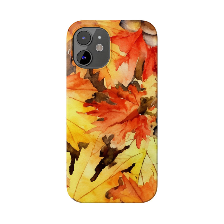 Slim Fall Leaves Slim Cute Phone Cases for Iphone | iPhone 15 Case | iPhone 15 Pro Max Case, Iphone 14, Iphone 14 Pro Max, Iphone 13 - Studio40ParkLane