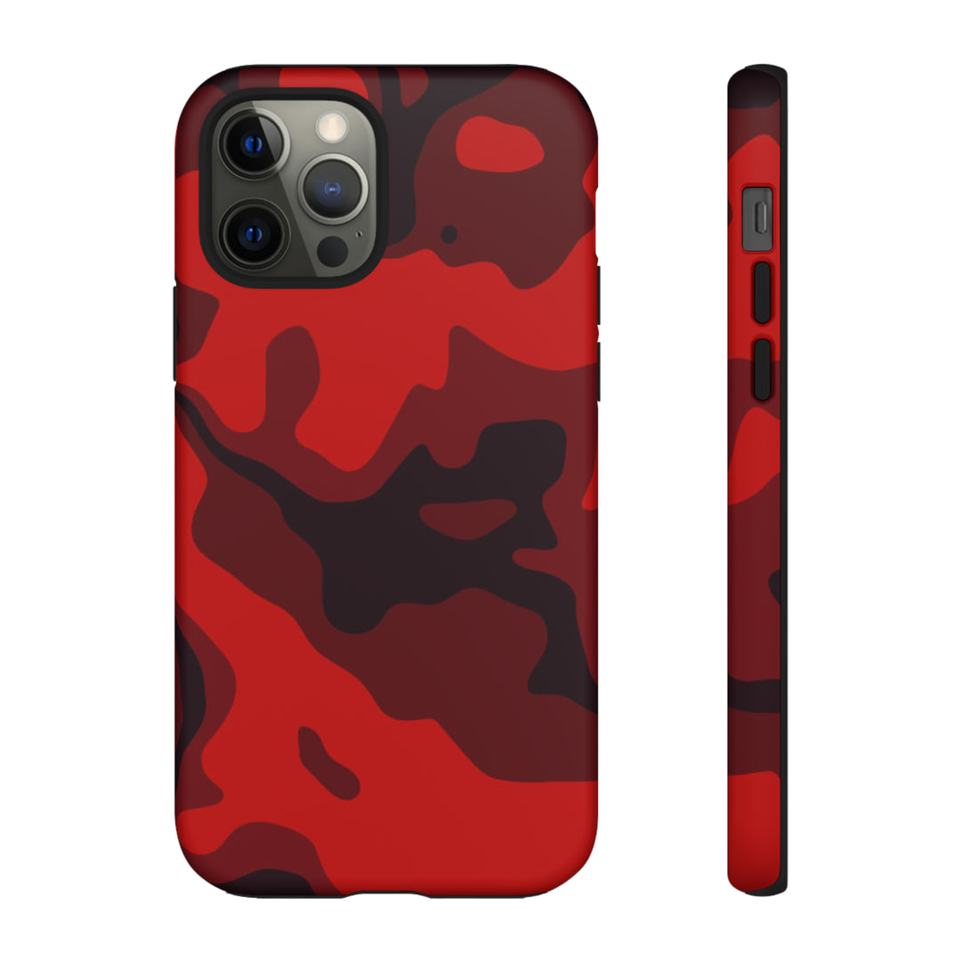 Cute IPhone Case | iPhone 15 Case | iPhone 15 Pro Max Case, Iphone 14 Case, Iphone 14 Pro Max Case IPhone Case for Art Lovers - Red Camo - Studio40ParkLane