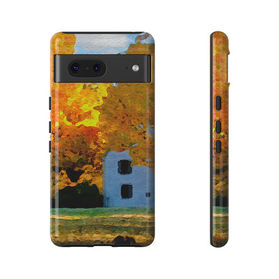 Impact Resistant, Fall Leaves Watercolor, Cute Phone Cases for Samsung S24, S23, S22, S21, IPhone 15 pro Iphone 14 pro Iphone 13 IPhone 12 Iphone 11