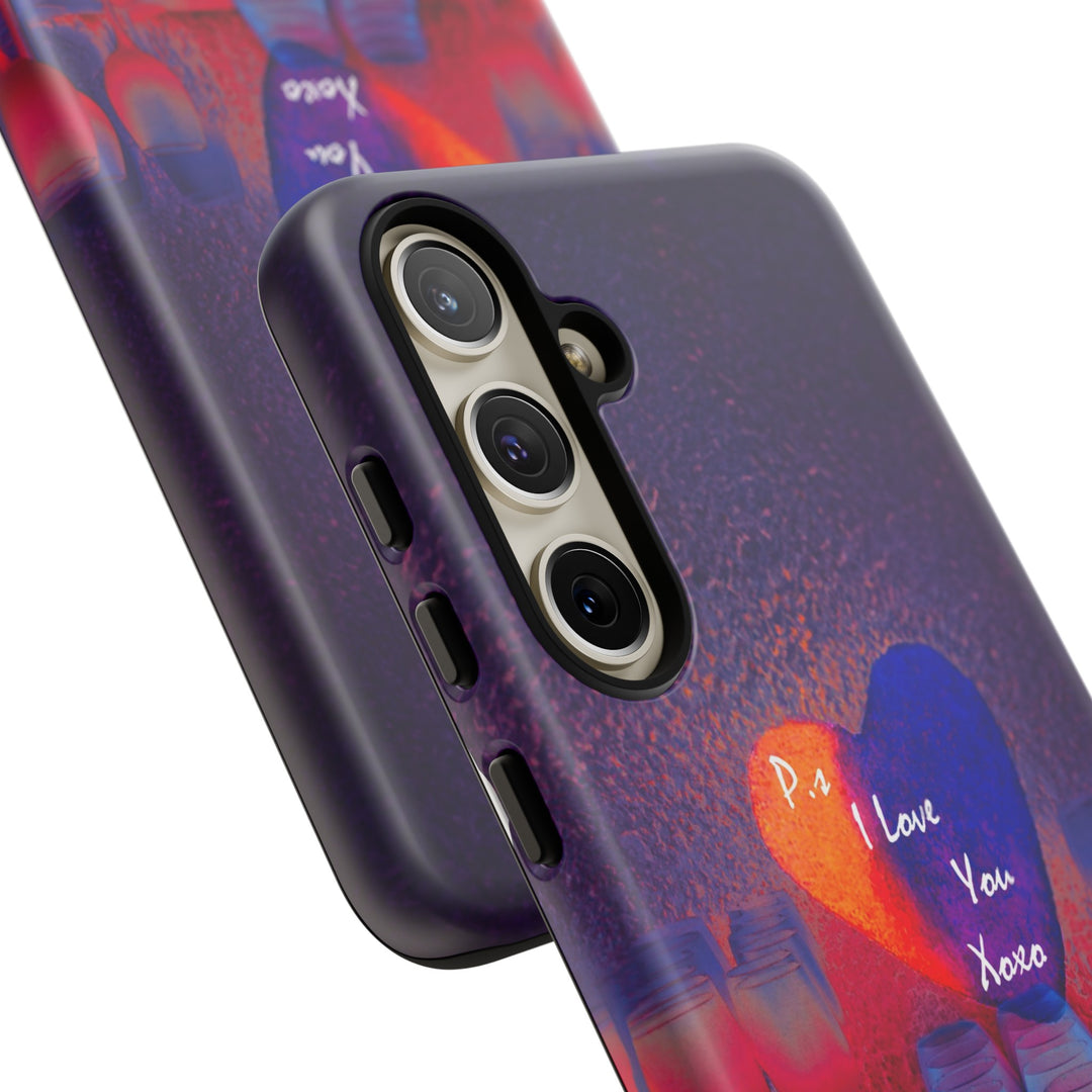 Cute Samsung Case | Cool Iphone Case | PS I love You - Heart, Samsung S24, S23, S22, S21, IPhone 15 Case | Iphone 14 Case, Iphone 13 Case - Studio40ParkLane