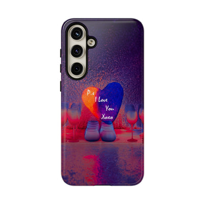 Cute Samsung Case | Cool Iphone Case | PS I love You - Heart, Samsung S24, S23, S22, S21, IPhone 15 Case | Iphone 14 Case, Iphone 13 Case