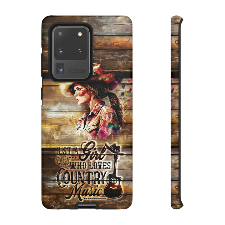 Cute Samsung Phone Case | Aesthetic Samsung Phone Case | Galaxy S23, S22, S21, S20 | Country Music Girl, Protective Phone Case - Studio40ParkLane