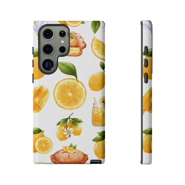 Cute Samsung Phone Case | Aesthetic Samsung Phone Case | Galaxy S23, S22, S21, S20 | Summer Fruit Lemons, Protective Phone Case - Studio40ParkLane