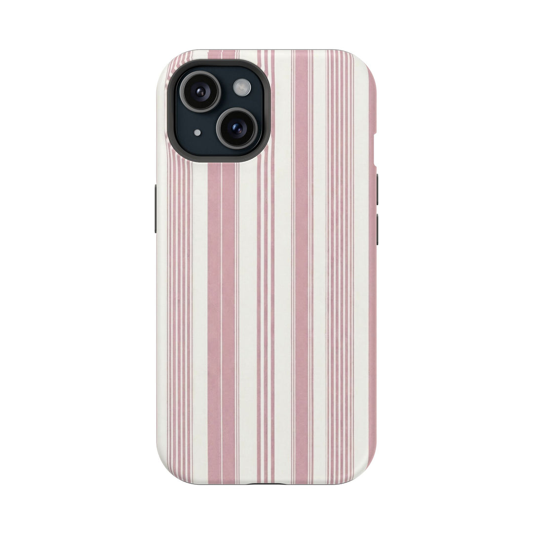 MagSafe Cute Phone Case, Coastal Striped Phone Case for iPhone 17 16 15 14 13 12 Pro Max, Samsung S26 S25 S24 Ultra case - Studio40ParkLane