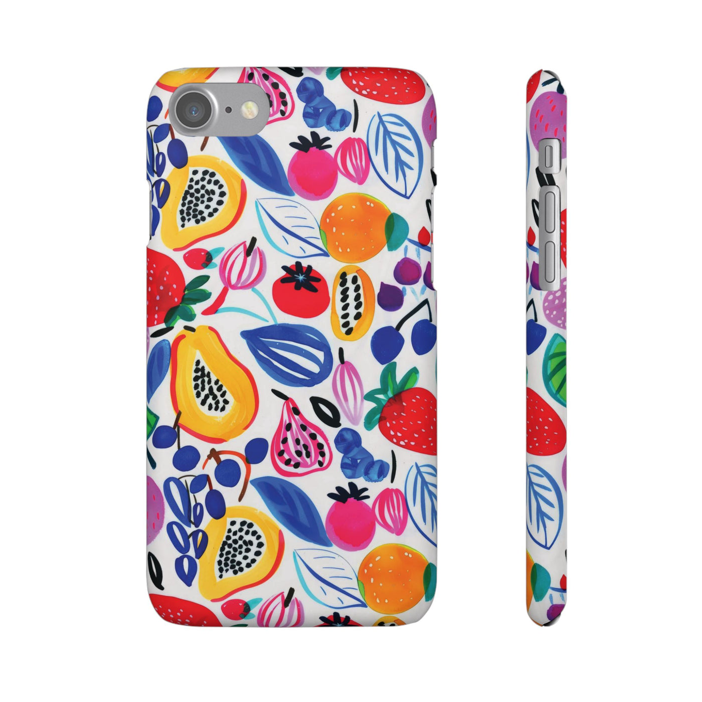 Snap Summer Fruit Gift for Her Cute Phone Cases for Samsung Galaxy S24, S23, S22, S21, S20, Plus, Ultra, Iphone 16, 15, 14, Pro and Max