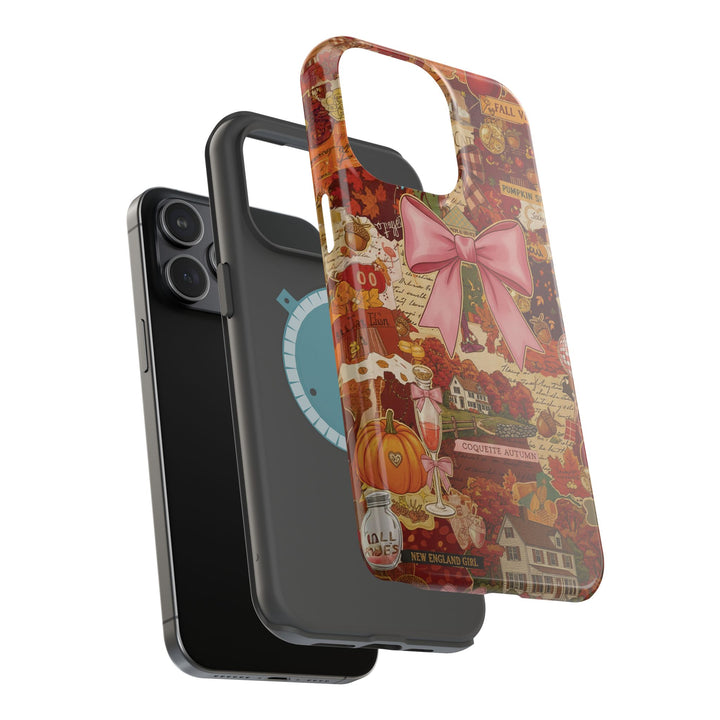 New England Fall Coquette Collage Tough Magsafe Cute Phone Cases for Iphone | iPhone 15 Pro Max Case, Iphone 14, Iphone 14 13 12 11 10 9 8 7 - Studio40ParkLane