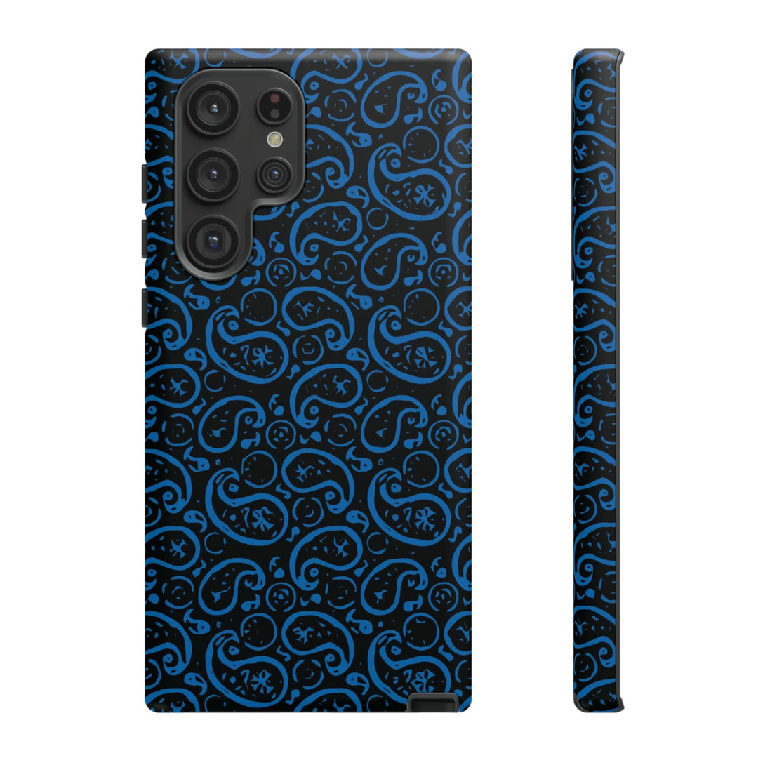 Samsung Galaxy Phone Case | Galaxy S23, S22, S21, S20 | Luxury Case Double Layered | Impact Resistant | Fashionable - Paisley 4 - Studio40ParkLane