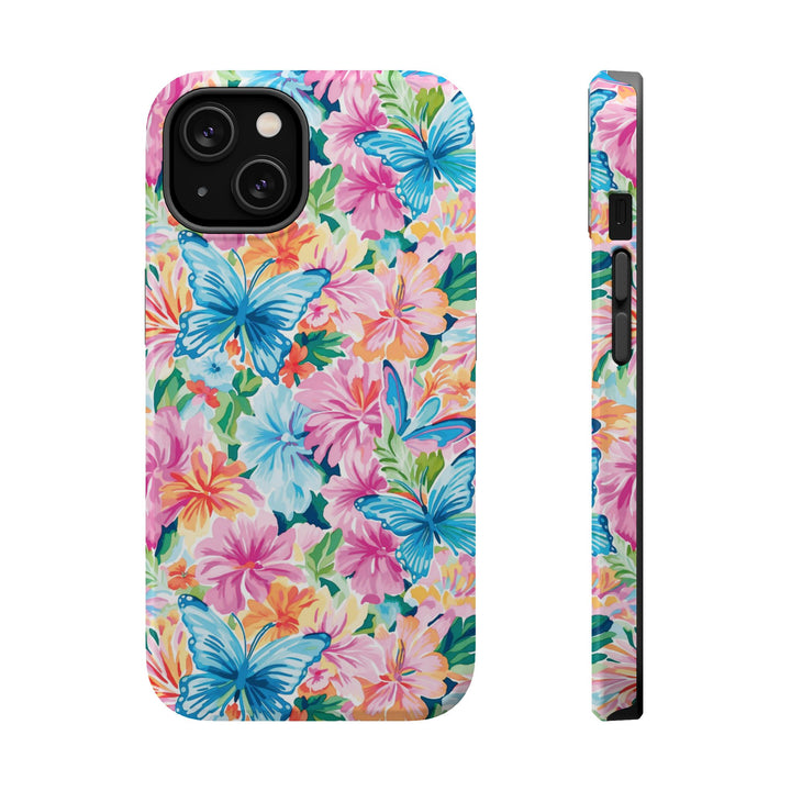 Butterflies Flowers Magsafe Cute Phone Case for Iphone Gift for Her, iPhone 16 Case iPhone 15 Pro Max Case, Iphone 14, Iphone 14 Pro Max, 13, 12 - Studio40ParkLane