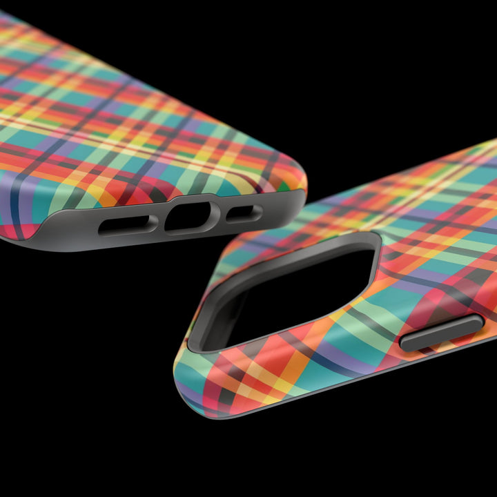 Checkered Plaid Magsafe Gift for Her Cute Phone Case for Iphone, | iPhone 16 | iPhone 15 Pro Max, Iphone 14 Pro Max, 13 12 11 10 9 8 7 - Studio40ParkLane