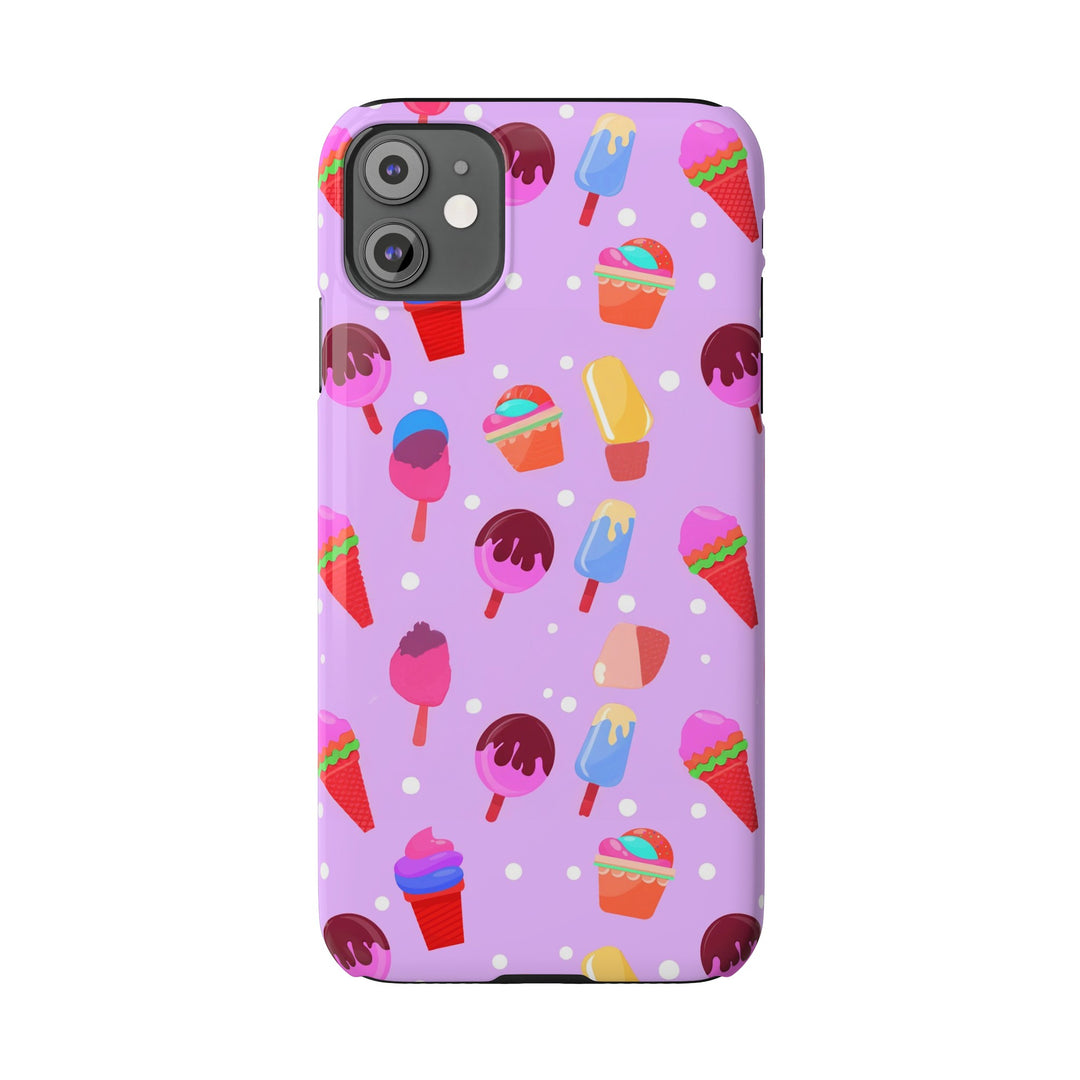 Slim Cute Phone Cases for Iphone - | iPhone 15 Case | iPhone 15 Pro Max Case, Iphone 14 Case, Iphone 14 Pro Max, Iphone 13, Summer Ice - cream Pink - Studio40ParkLane