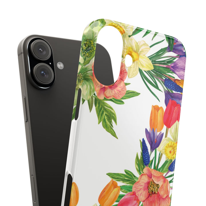 Sleek Snap Spring Summer Flowers Cute Phone Case for iPhone 16 15 14 13 12 11 X Xs Max Xr Pro Plus Samsung Galaxy S24 S23 S22 S21 S20 Ultra