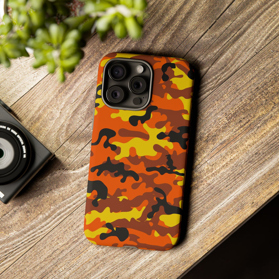 Impact Resistant, Fall camo Camouflage, Cute Phone Cases for Samsung S24, S23, S22, S21, IPhone 15 pro Iphone 14 pro Iphone 13 IPhone 12 Iphone 11 - Studio40ParkLane
