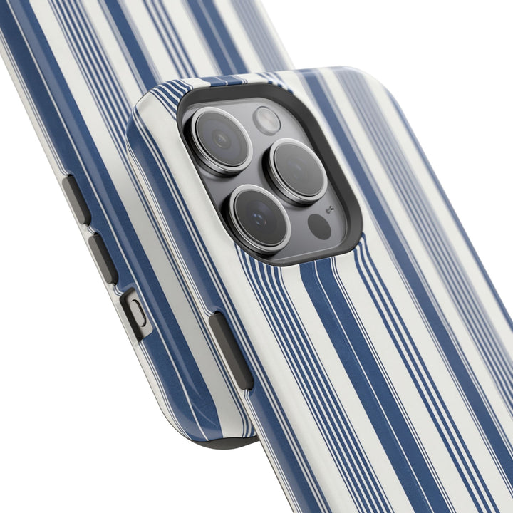 MagSafe Cute Phone Case, Coastal Striped Phone Case for iPhone 17 16 15 14 13 12 Pro Max, Samsung S26 S25 S24 Ultra case - Studio40ParkLane
