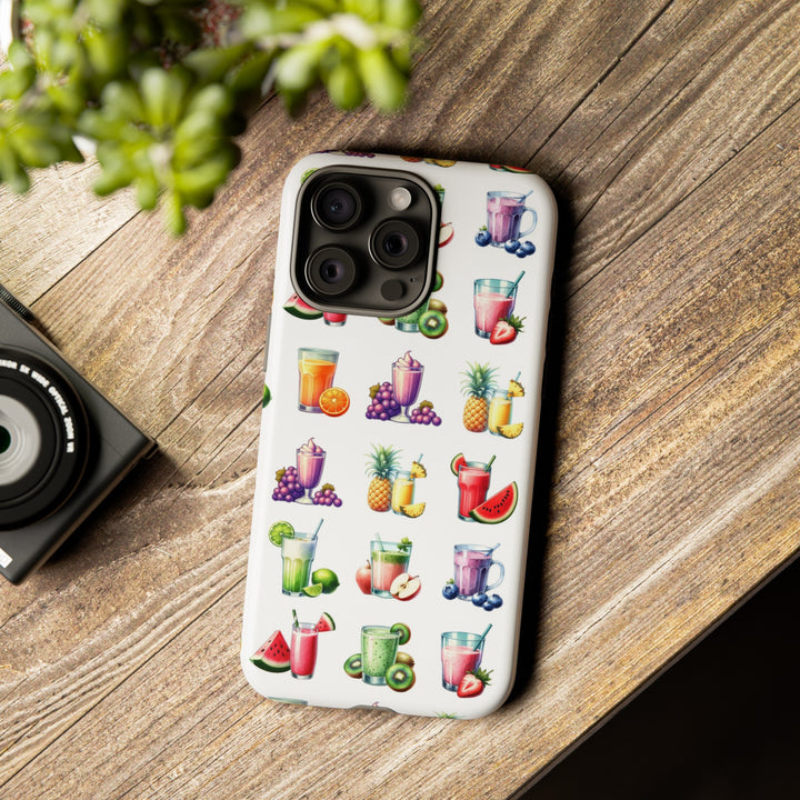 Cute Samsung Case | Cool Iphone Case | Tropical Summer Fruit Cocktail, Samsung S24, S23, S22, S21, IPhone 15 Case | Iphone 14 Case, Iphone 13 Case - Studio40ParkLane