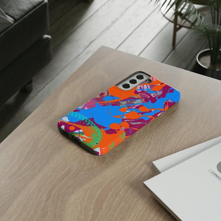 Samsung Galaxy Phone Case | Galaxy S23, S22, S21, S20 | Luxury Case Double Layered | Impact Resistant | Fashionable - Paint Spill 1 - Studio40ParkLane