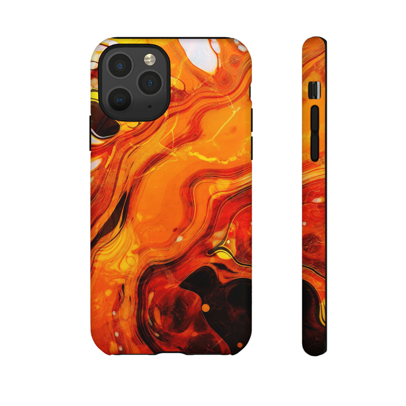 Impact Resistant, Fall Colors Marble, Cute Phone Cases for Samsung S24, S23, S22, S21, IPhone 15 pro Iphone 14 pro Iphone 13 IPhone 12 Iphone 11