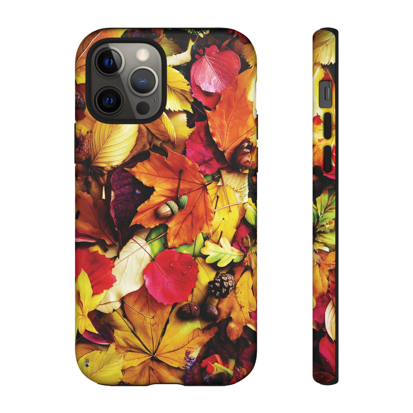Aesthetic Tough Fall Leaves Foliage Premium Phone Case - For iPhone 17 Pro Max iPhone 16 Pro iPhone 15 Iphone 14 Plus 13 Pro 12 11 10 XR - Studio40ParkLane