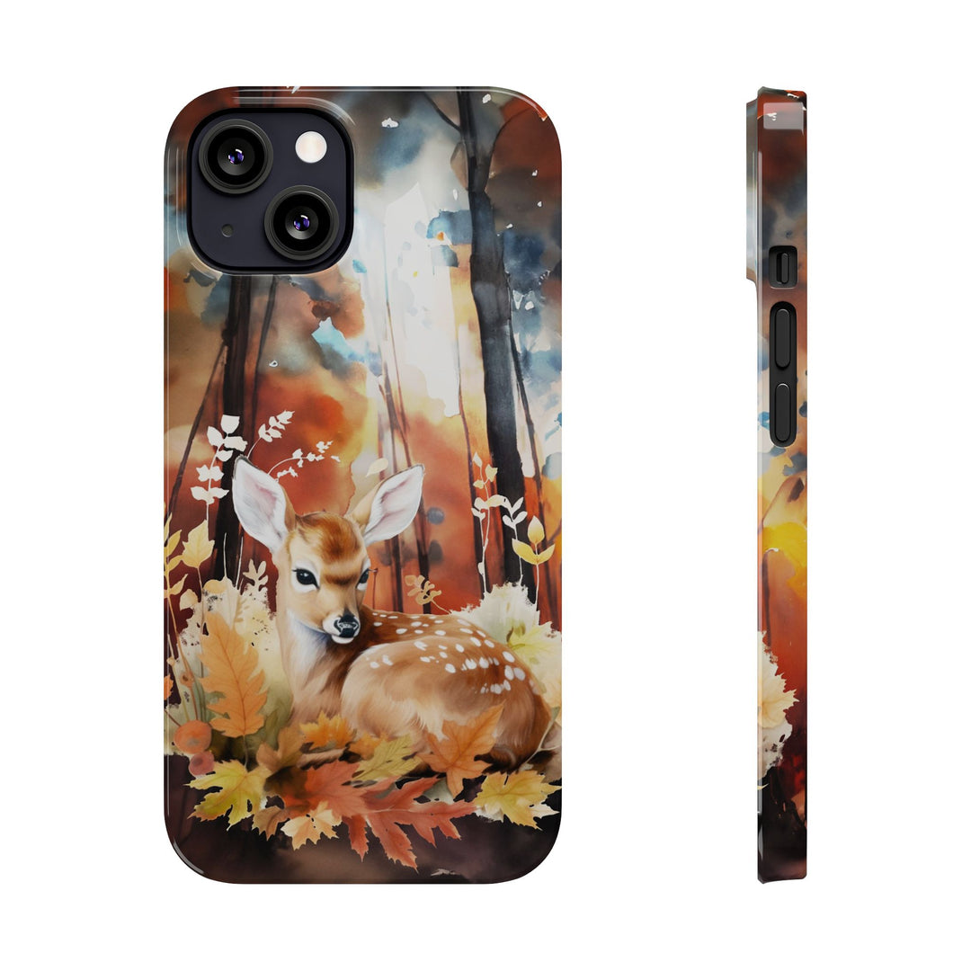Slim Fall Autumn Forest Deer Gift for Her Cute Phone Cases for Iphone 16 | iPhone 15 Case | iPhone 15 Pro Max Case, Iphone 14, Iphone 14 Pro Max, Iphone 13, Slim - Studio40ParkLane