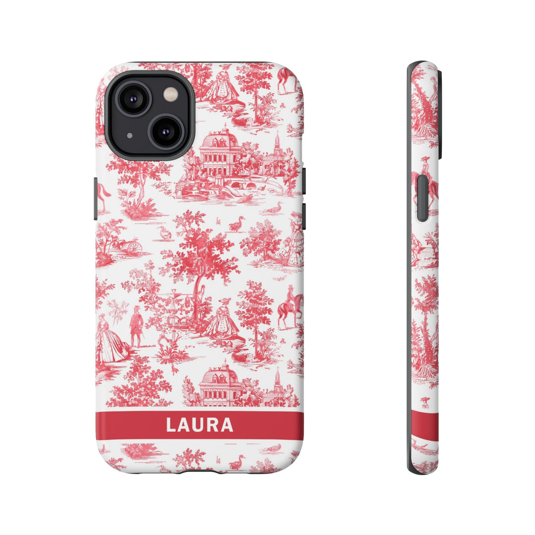 Premium Tough Personalized Initial Custom Gift Cute Phone Cases for Samsung Galaxy S24, S23, S22, S21 Plus, Ultra, Iphone 16, 15, 14 Pro Max - Studio40ParkLane