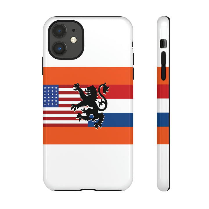 Cute IPhone Case | iPhone 15 Case | iPhone 15 Pro Max Case, Iphone 14 Case, Iphone 14 Pro Max Case IPhone Case for Art Lovers, Dutch US Flag - Studio40ParkLane