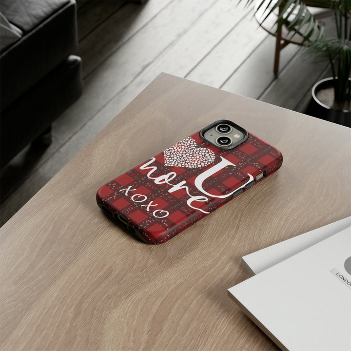 Cute IPhone Case | iPhone 15 Case | iPhone 15 Pro Max Case, Iphone 14 Case, Iphone 14 Pro Max Case IPhone Case for Art Lovers, Love You Red - Studio40ParkLane