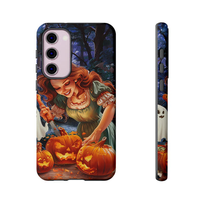 Autumn Fall Pumpkin Fairy Gift for Her Cute Phone Case for, Samsung Galaxy S24, S23, S22, S21, IPhone 16 Case | Iphone 15, Iphone 14, IPhone 13 Case