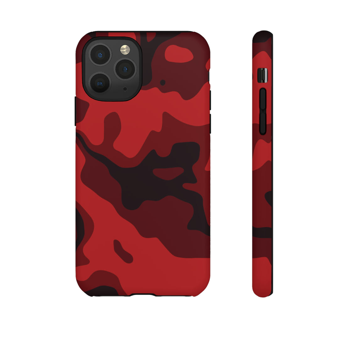 Cool Phone Case | Red Camouflage, For iPhone 15 Case | iPhone 15 Pro Case, Iphone 14 Case, Iphone 14 Pro Max Case, Protective Iphone Case - Studio40ParkLane